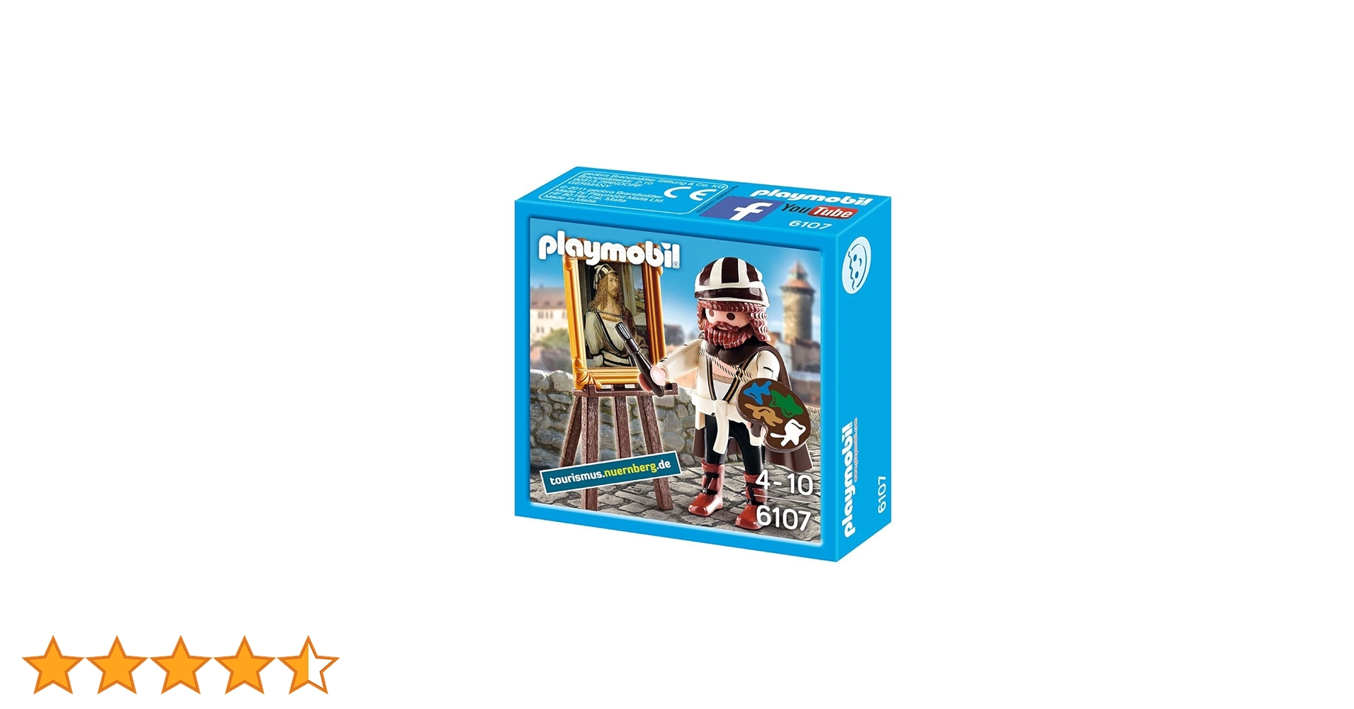 新品 PLAYMOBIL 6107 アルブレヒト・デューラー プレイモービル Amazon.com: Playmobil Dürer National Prado Museum : Toys & Games